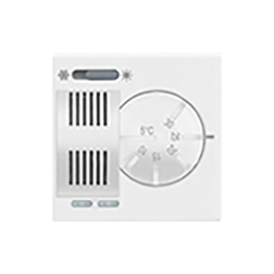 Терморегулятор электронный Bticino Axolute квадрат Белый (в сборе) 