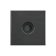 Вывод кабельный Bticino Axolute квадрат Антрацит (в сборе) 