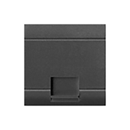 Розетка телефонная 1xRJ11 Bticino Livinglight Антрацит (в сборе) 