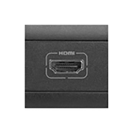 Розетка HDMI Bticino Livinglight Антрацит (в сборе) 