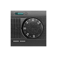 Терморегулятор электронный Bticino Living Light Air Антрацит (в сборе)