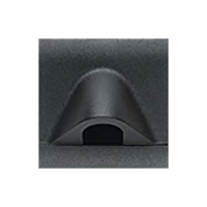 Вывод кабельный Bticino Living Light Air Антрацит (в сборе) 