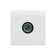 Розетка TV простая Bticino Living Light Air Белый (в сборе) 