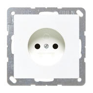 Розетка без заземления Jung LSdesign Белый (в сборе) 