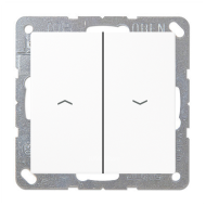 Выключатель для рольставней Jung FDdesign Белый (в сборе) 
