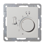 Терморегулятор для теплого пола с внешним датчиком Jung LSplus Светло-серый (в сборе) 