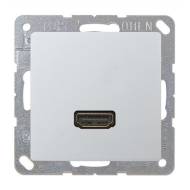 Розетка HDMI Jung Eco Profi Deco Алюминий (в сборе) 