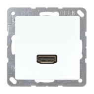 Розетка HDMI Jung Eco Profi Deco Белый (в сборе) 