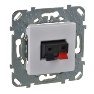 Розетка аккустическая Schneider Electric Unica Белый (в сборе) 