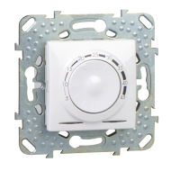 Терморегулятор для теплого пола с внешним датчиком Schneider Electric Unica Quadro Белый (в сборе) 