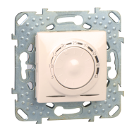Терморегулятор для теплого пола с внешним датчиком Schneider Electric Unica Quadro Слоновая кость (в сборе) (бежевый) 