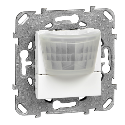 Датчик движения 300 Вт Schneider Electric Unica Quadro Белый (в сборе) 
