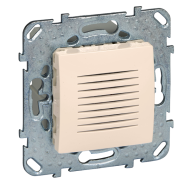 Электронный звонок Schneider Electric Unica Слоновая кость (в сборе) (бежевый) 