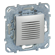 Электронный звонок Schneider Electric Unica Top Алюминий (в сборе) 