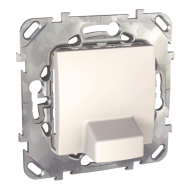 Вывод кабельный Schneider Electric Unica Слоновая кость (в сборе) 