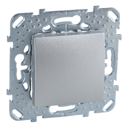 Заглушка Schneider Electric Unica Quadro Алюминий (в сборе) 