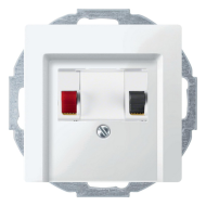 Розетка аккустическая Merten M-Plan Активный белый (в сборе) 