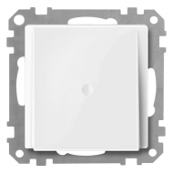 Вывод кабельный Merten M-Elegance Полярно - белый (в сборе) 