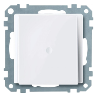 Вывод кабельный Merten M-Elegance Активный белый (в сборе) 