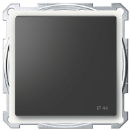 Выключатель IP44 Merten D-Life Антрацит (в сборе) 