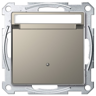 Выключатель карточный Merten D-Life Никель (в сборе) 