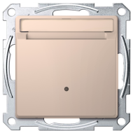Выключатель карточный Merten D-Life Шампань (в сборе) 