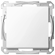 Заглушка Merten M-Elegance Полярно - белый (в сборе) 