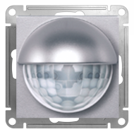 Датчик движения 2200 Вт Merten M-Elegance Алюминий (в сборе) 