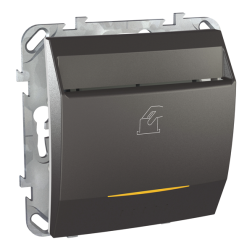 Выключатель карточный Schneider Electric Unica Top Графит (в сборе) 