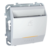 Выключатель карточный Schneider Electric Unica Quadro Белый (в сборе) 