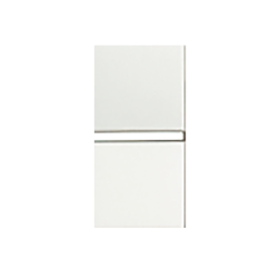 Кнопка (выключатель без фиксации) на 1 модуль ABB Zenit Белый (в сборе) 