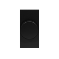 Светорегулятор поворотный 500 Вт на 1 модуль ABB Zenit Антрацит (в сборе) 