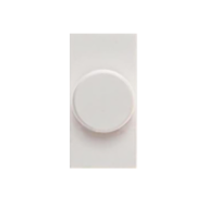 Светорегулятор поворотный 500 Вт на 1 модуль ABB Zenit Белый (в сборе) 