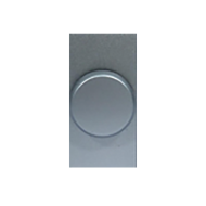 Светорегулятор поворотный 500 Вт на 1 модуль ABB Zenit Серебряный (в сборе) 