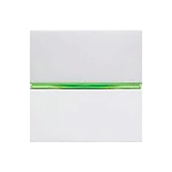 Промежуточный переключатель (перекрестный) с подсветкой ABB Zenit Белый (в сборе) 