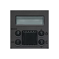 Терморегулятор электронный ABB Zenit Антрацит (в сборе) 