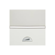 Светорегулятор кнопочный 500 Вт ABB Zenit Белый (в сборе) 