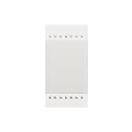 Кнопка (выключатель без фиксации) на 1 модуль Bticino Livinglight Белый (в сборе) 