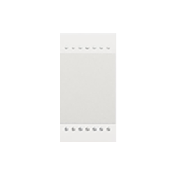 Кнопка (выключатель без фиксации) на 1 модуль Bticino Livinglight Белый (в сборе) 