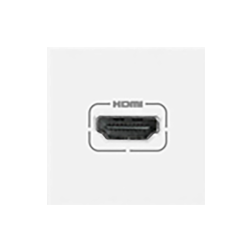 Розетка HDMI Bticino Livinglight Белый (в сборе) 