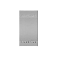 Промежуточный переключатель (перекрестный) на 1 модуль Bticino Living Light Air Алюминий (в сборе) 