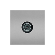 Розетка TV простая Bticino Living Light Air Алюминий (в сборе) 