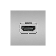 Розетка HDMI Bticino Livinglight Алюминий (в сборе) 
