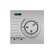 Терморегулятор электронный Bticino Living Light Air Алюминий (в сборе)