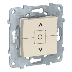 Выключатель для рольставней Schneider Electric Unica New Pure Бежевый (в сборе) 