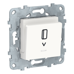 Выключатель карточный Schneider Electric Unica New Studio Белый (в сборе) 