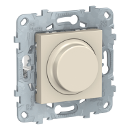 Светорегулятор для светодиодных диммируемых LED ламп Schneider Electric Unica New Pure Бежевый (в сборе) 