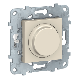 Светорегулятор для светодиодных диммируемых LED ламп Schneider Electric Unica New Pure Бежевый (в сборе) 