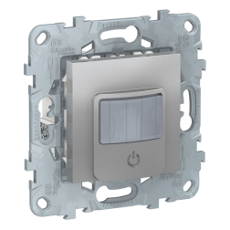 Датчик движения 2200 Вт Schneider Electric Unica New Studio Алюминий (в сборе) 
