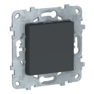 Заглушка Schneider Electric Unica New Pure Антрацит (в сборе) 